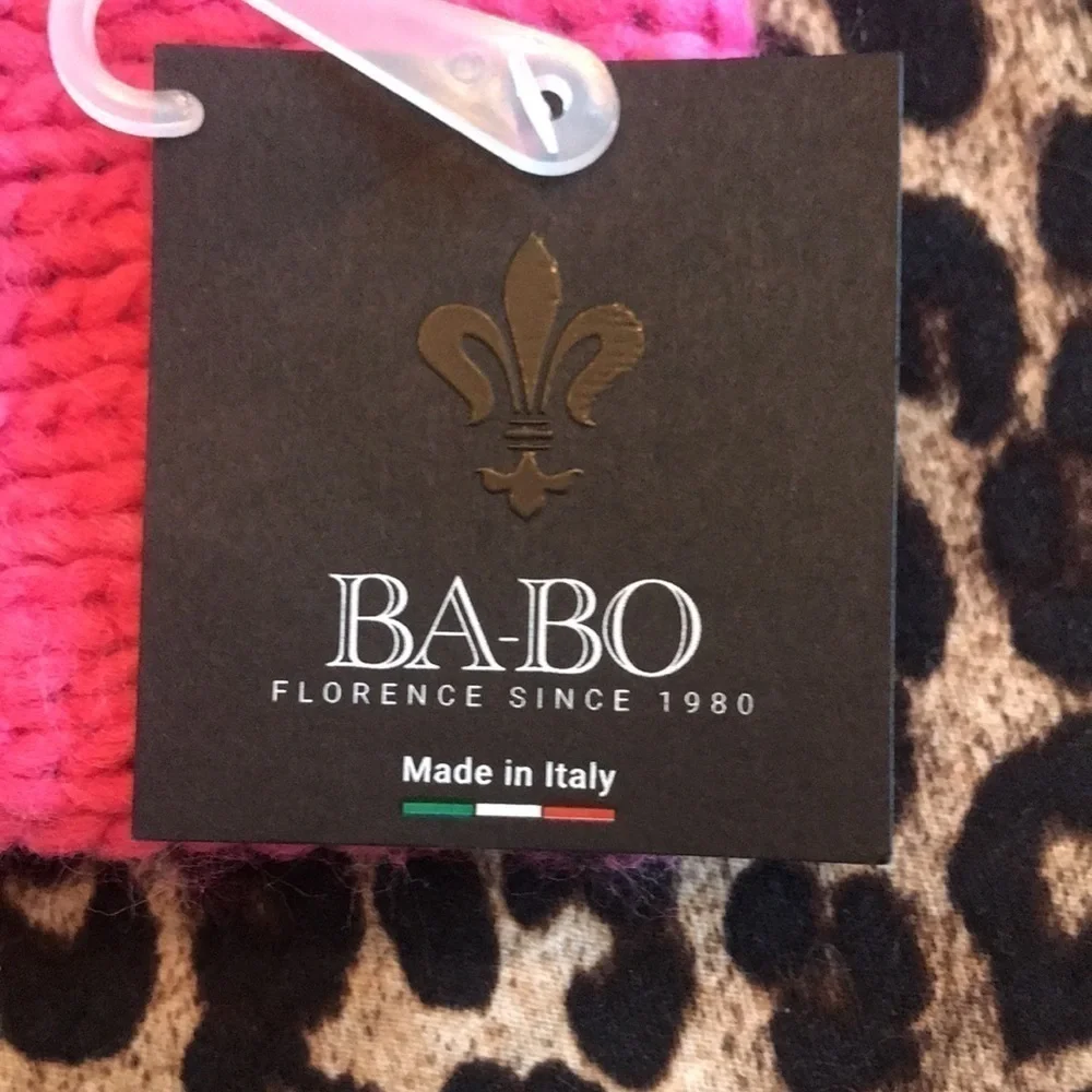 Brand New Ba-Bo Florence Pink Knit Earband Made in Italy Headband